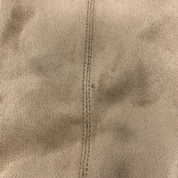 Chinese Laundry Women's Sz 6 US Side Zip Over the Knee Boot Solid Tan Faux Suede - Picture 4 of 9